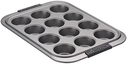 Pemberly Row Nonstick Muffin Pan in Gray