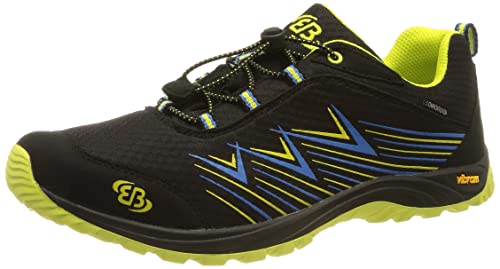Brütting Unisex Chesna Low Cross-Laufschuh, schwarz blau Lemon, 38 EU Cover