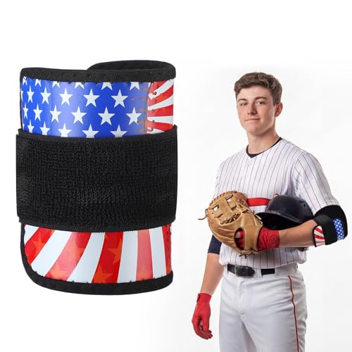 JolliLudo Baseball Batters Elbow Guard for Youth and Adult Flexible Softball Elbow Guard Baseball with Adjustable Strap