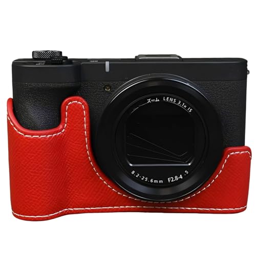 �v���e�N�e�B�u�J�����P�[�X ��?Canon PowerShot V1�Ή� PU���U�[�n�[�t�P�[�X �y�ʕی�P�[�X �L���m��V1�p (���b�h)