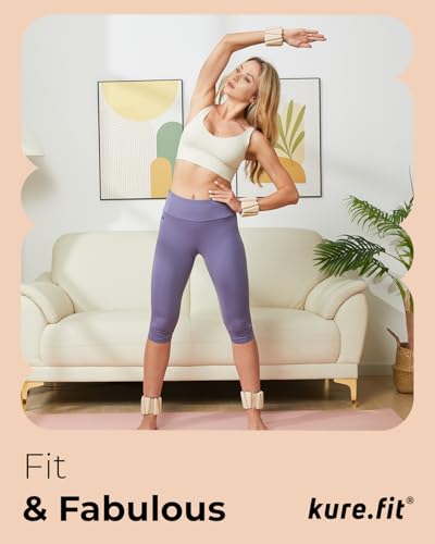 Image of Pilates Weight | Wrist & Ankle Weights for Women | Weighted Bangles | 1LB / 2LB Each (Set of 2)