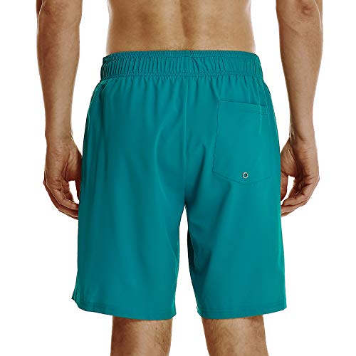 Image of HOdo Mens Swim Trunks with Mesh Liner 9 inch Quick Dry Swim Shorts Bathing Suits for Men Swimwear Board Shorts wiht Pockets