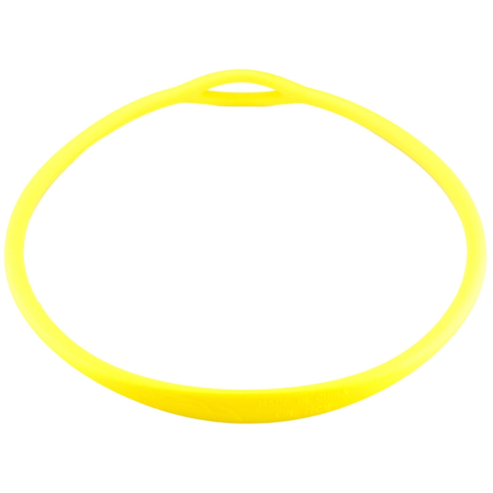 Collana in silicone con regolatore per immersioni subacquee, collare elastico per fase secondaria, comodo fermo per ingranaggi nero, 76 cm, giallo