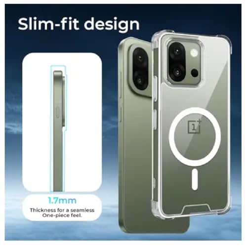 Image of Lustree Liquid Silicone Case for OnePlus 13S | Shockproof Military Grade Protection | Anti-Slip Grip | Soft Microfiber Inner Layer | Flexible TPU Back Cover (Black)