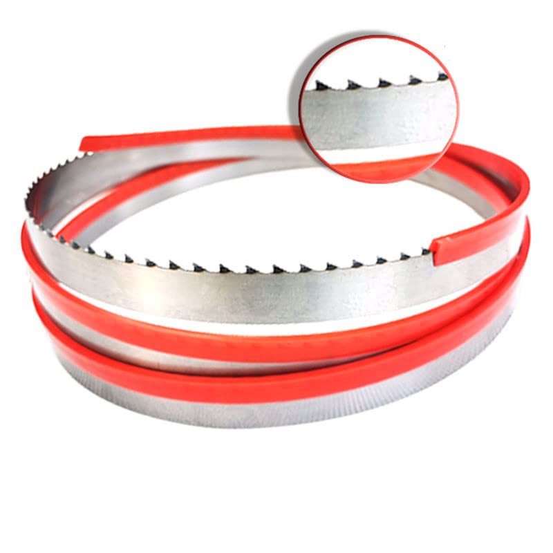 Brzeszczoty do pił taśmowych Brzeszczoty taśmowe do cięcia ości mrożonego mięsa rybnego 1200-2580 mm x 16 mm / 19 mm x 0,56 mm 4 zęby(16x0.56mmx4tpi,2400mm)