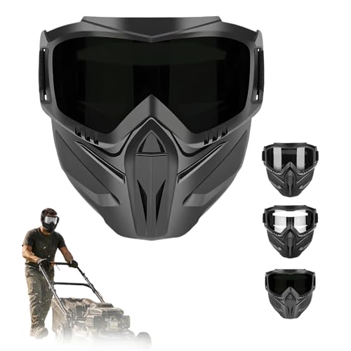 Full Face Goggle Mask, Detachable Anti-Fog Protective