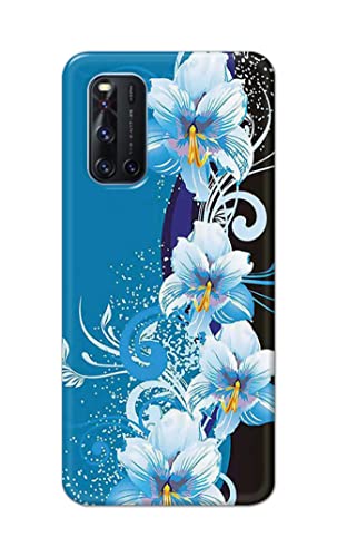 Image of PRINTFIDAA Beautiful Floral Design Printed Designer Hard Case for Vivo V19 Back Cover -(e) RPM1006
