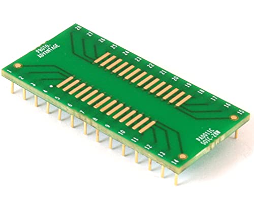 Adaptateur SOIC-28 vers DIP-28 SMT pas 1.27mm pour tester vos composants de 600 mil