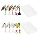 GMBYLBY 5Pcs Fishing Lure Spinner Baits Fishing Lures Spinner Fishing Lures with Hook Sequins Artificial Baits Enduring