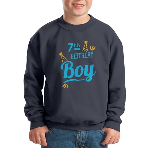 Sweatshirt enfant 7 ans anniversaire garçon mode automne hiver pull