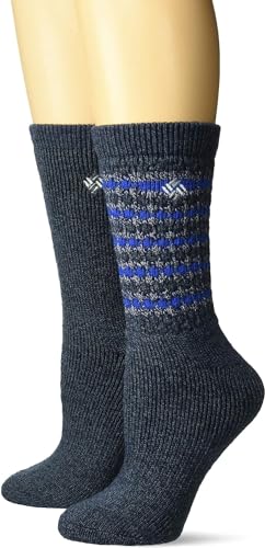 Columbia Women's 2 Pack Textured Wool Crew Socks2