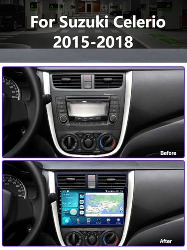 Radio de coche 2 DIN Suzuki Celerio 2015-2018 con GPS Mirror Link 2G 32G 2