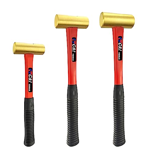 C&T 3-Piece Non-Sparking Hammer Set