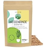 Alpi Nature Corteza de Sauce Blanco Infusión 500g, Corteza de Sauce Seca y Cortada, Té Suelto