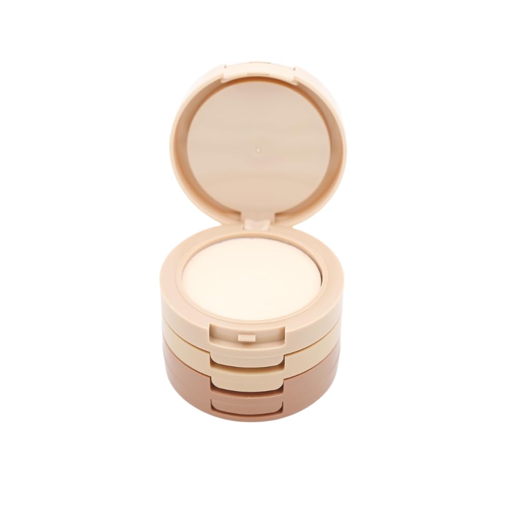 Mesvol Farbpuder-Set, 5 Stück, Concealer, Konturenverstärker mit weißem Puder, 40 g, mehrfarbig, 1,41 Unzen (1 Stück)