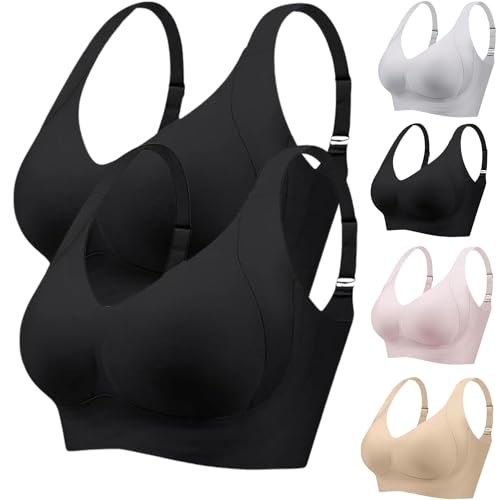 Glizara Bra,Glizara Comfort Shaper Bra,Daily Comfort Wireless Shaper Bra for Women, Glizara Comfort Bra