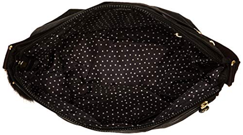 Kipling Fenna - Borse a spalla Donna, Nero (Black