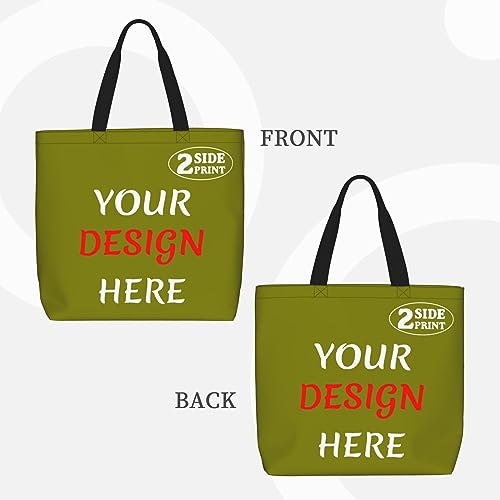 Custom Tote Bags Custom Bag Add Your Design For Business Work Travel Personalized Shoulder Bag3