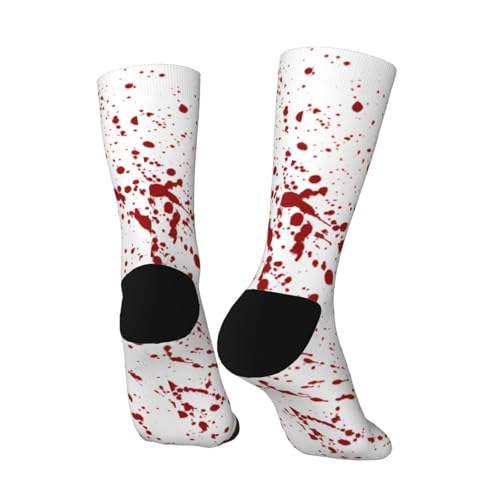 Blood Soaked, Bloody Horror Fright Halloween Men'S And Women'S Performance Socks - Breathable Sports Socks With Arched Support For Sports, Running, Everyday Wear4
