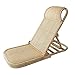 Chaise en Rotin Inclinable Zero Gravity Chair Chaises Longues Banc en Osier Chaise Pliante Multifonctionnelle Portable Légère pour Le Camping, Terrasse De Bureau Intérieur, Jardin, Plage