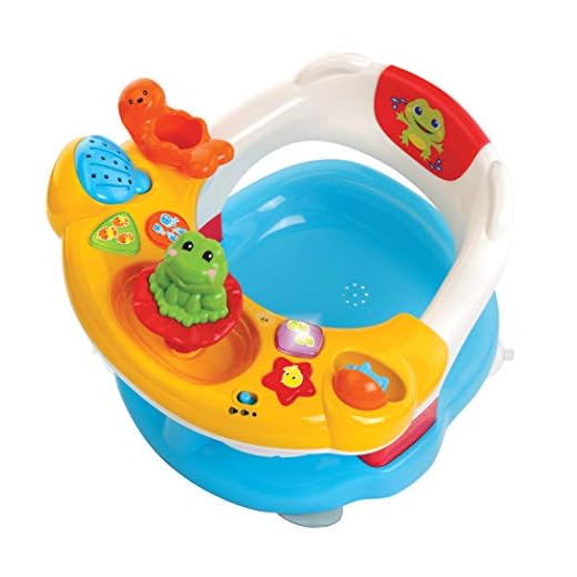 Vtech Aquasilla 2 en 1, silla de baño y panel de actividades, juguete para jugar dentro y fuera del agua, multicolor (80-515422)