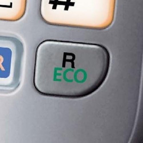 R ECO button on Panasonic KX-TG6812 handset