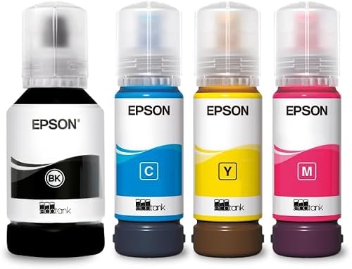 103 CMYK Ink Bottles Value Pack for Epson L5190/L3160/L3150/L3156/L3116/L3111/L3110/L1110 - Genuine