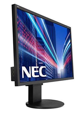 NEC MultiSync EA244WMi (24 Pulgadas) IPS LED Monitor LCD retroiluminado 1000:1 350cd/m2 1920x1200 5ms DisplayPort/HDMI/DVI-D (Negro)