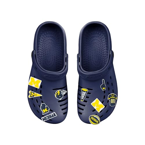 foco ncaa unisex-adult ncaa team logo officially licensed 10-pack charms for clogs shoes bracelet