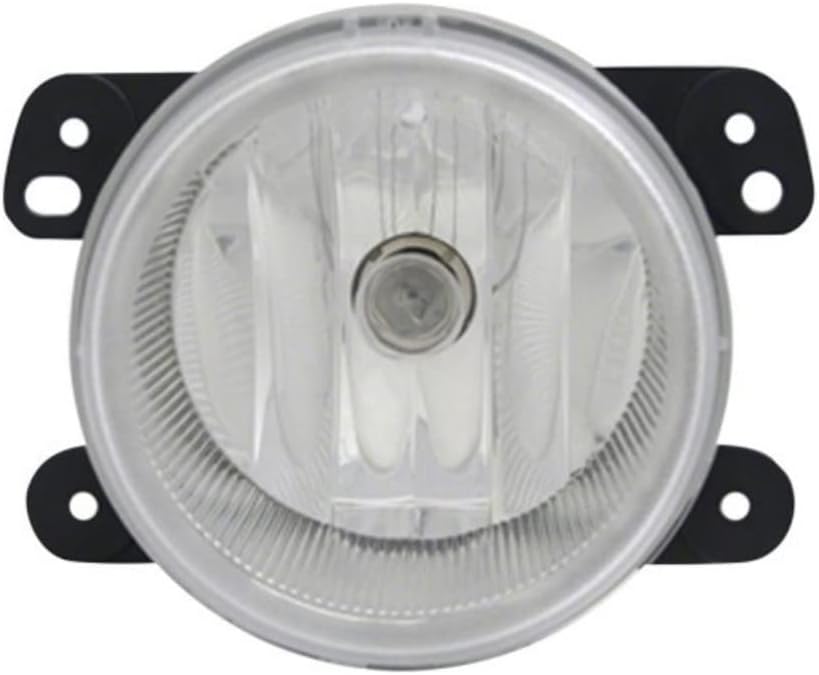 KarParts360 For Jeep Wrangler Fog Light Assembly 2010-2023 Driver OR Passenger Side | Single Piece | Replacement For CH2594103 | 5182026AA