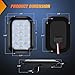 Nilight 5” X 3” Rectangular Trailer Tail Light 2 PCS White 10 LED Back Up Reverse Lights w/Flush Mount Grommets Plugs IP67 Waterproof for 12V Truck ATV UTV Bus RV Camper