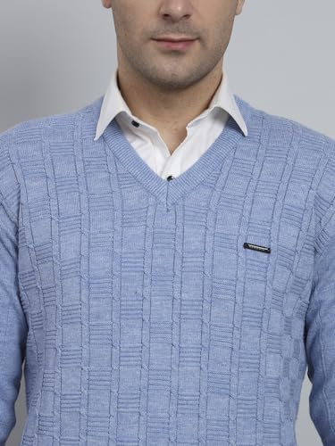 Image of eWools Men's Winterwear Woolen Striped Sweaters