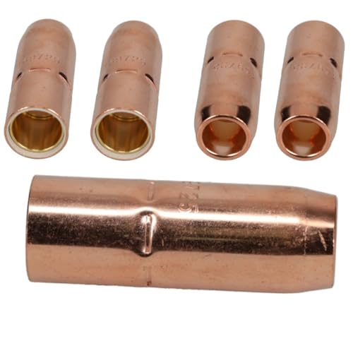 Image of STARTECHWELD 169-725 Mig Welding Nozzles 5/8" Recessed for Miller Millermatic M25 M40 and Hobart MIG Weld Gun 169725 (5 Pack) 169-725