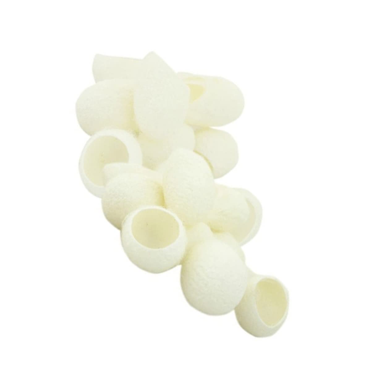 WOONEKY 2 Sets Peeling-gesichtspeeling Für Fettige Haut Gesichtsreiniger Aus Natürlicher Seide Hautpflege 200 Stück * 2