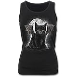  Spiral Direct Damen Bat Cat-Razor Back Top, Schwarz (Black 001), 50 (Herstellergröße: XX-Large)
