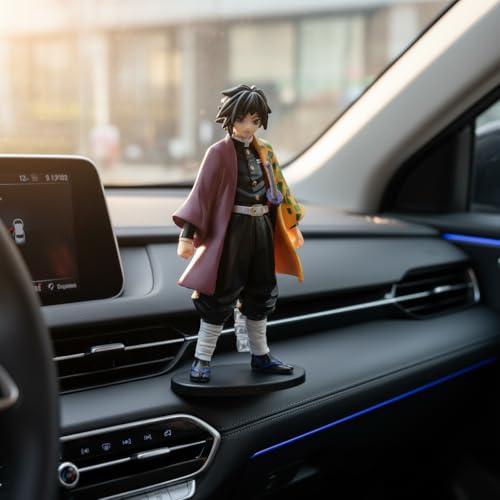 Image of Offo Giyu Tomioka Action Figure Limited Edition, Demon Slayer Anime PVC Collectible Showpiece for Car Dashboard, Home & Office Decor, Premium Gift for Fans & Collectors