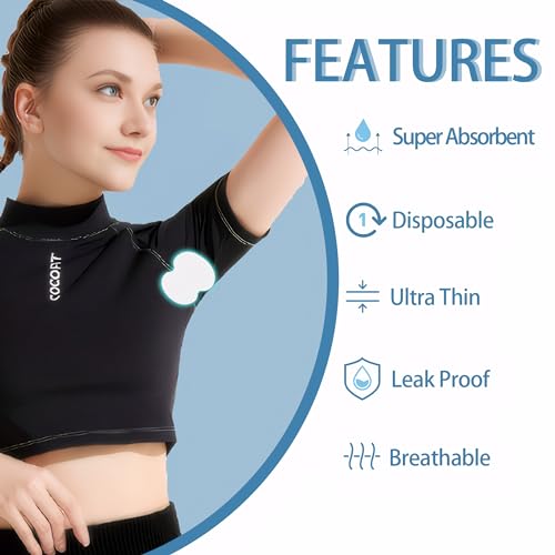 Zwanyou ZH0101 120 Packs Armpit Sweat Pads Underarm Sweat Pads thumb #1