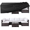 Ruimoy Patio Furniture Covers, Outdoor Furniture Cover Waterproof, General Purpose, Outside Table and Chair Covers, Heavy Duty 600D (98 Inch L x 78 Inch W x 32 Inch H)