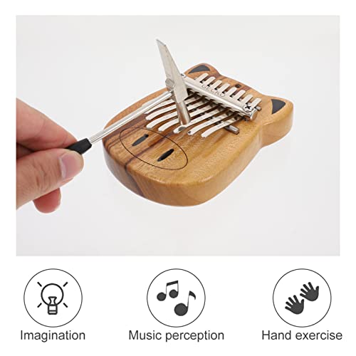 BIENKA Ensemble de Piano à Pouce 8 Touches avec chaîne de lanière Mini Doigt Pouce Piano Instrument de Musique Portable… - Les Beatles, Paul McCartney, John Lennon, RIngo Starr, George Harrison BIENKA Ensemble de Piano à Pouce 8 Touches avec chaîne de lanière Mini Doigt Pouce Piano Instrument de Musique Portable… – Image 3