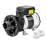 VEVOR SPA Pump, 1.5 HP, 110V Hot Tub Bathtub Circulation Pump with 1.5-Inch Port, 107.5 GPM Max Flow Rate, 54.13 ft/16.5 m Max Head Lift, 110-120V 60Hz, for Gecko #34-402-5002, Watkins #1431501-03
