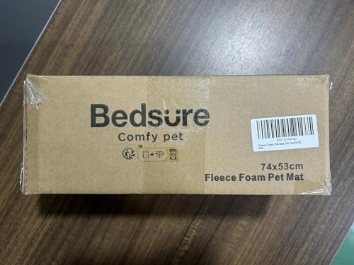 Bedsure Medium Dog Bed Mat, Washable Fleece Foam Dog Bed Reversible Pet Mat - Image 2