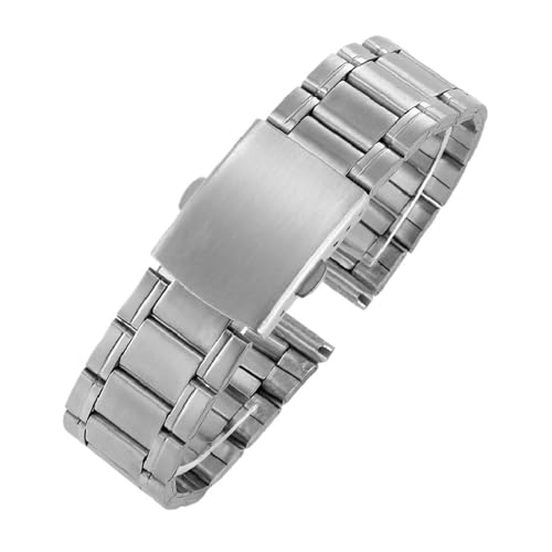 Bracelet de montre 20mm en alliage d'acier inoxydable de style classique raffiné