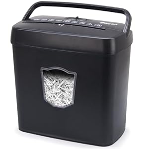 Waytex 77316 Papierversnipperaar, kruissnede, 6 vellen, 12,5 liter