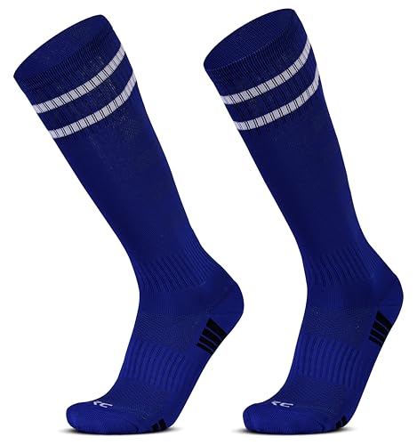 Image of RC. ROYAL CLASS Football Socks -Knee High Unisex, Cushioned Sole, Hi-Performance, Soft & Breathable,Ventilated,Moisture Wicking,Anti-Odour,Football /Soccer Socks For Kids to Adults-Pack of 1 Pair