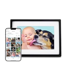 Skylight framewifi digital picture frame customer support touch screen digital photo frame with easy setup photo gifts for parents and grandparents 10 inch black  urban country home decor