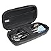 CurcKua Case Holds 3 Darts EVA Box with Mesh Pocket Zipper Closure Holder for Steel and Soft Tips Protective Portable Flip Open Storage Holder Cases for Soft Tip Darts