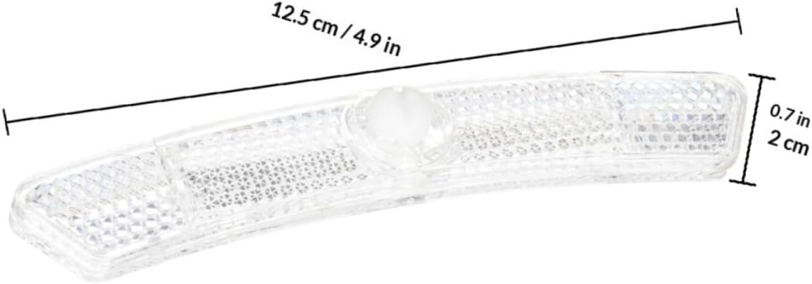 10pcs Bike Reflective for Road Bicycles Safe Cycle Essential Accessories Reflectors Tire Reflector Bike Wheel