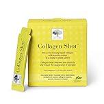 New Nordic Collagen Shot with Marine Collagen Supplement to Improve Skin Elasticity & Reduce Wrinkles, Ready to Drink, Berry Flavour, 15 Sachets