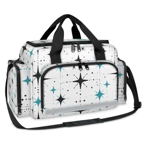 GzLeyigou First Aid Bags Empty, Starry Sky Emergency Bag Four-Pointed Star First Aid Kit Multiple Compartment Kit Carrier On Call Trauma Bag For Paramedics Emergency Medical Supplies Kit