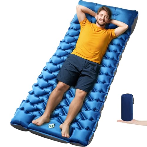 Oramoose Inflatable Camping Mat with Pillow & Pump